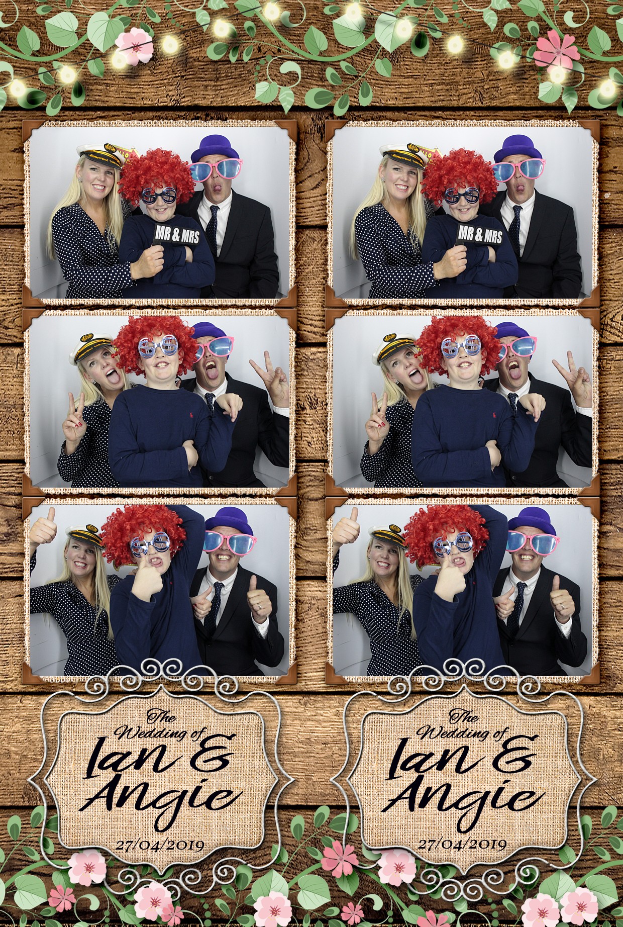 Ian & Angie’s wedding  | View more photos from the event at gallery.myphotoboothexperience.co.uk/u/MyPhotoBoothExperienceLtd/Ian-Angie’s-wedding